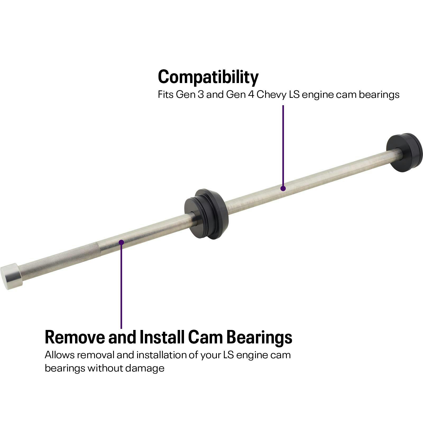 Speedway Chevy LS Engine Camshaft Cam Bearing Driver