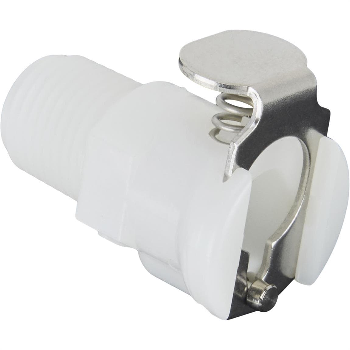Plastic Quick-Disconnect Coupling Socket, 1/8" NPT Male