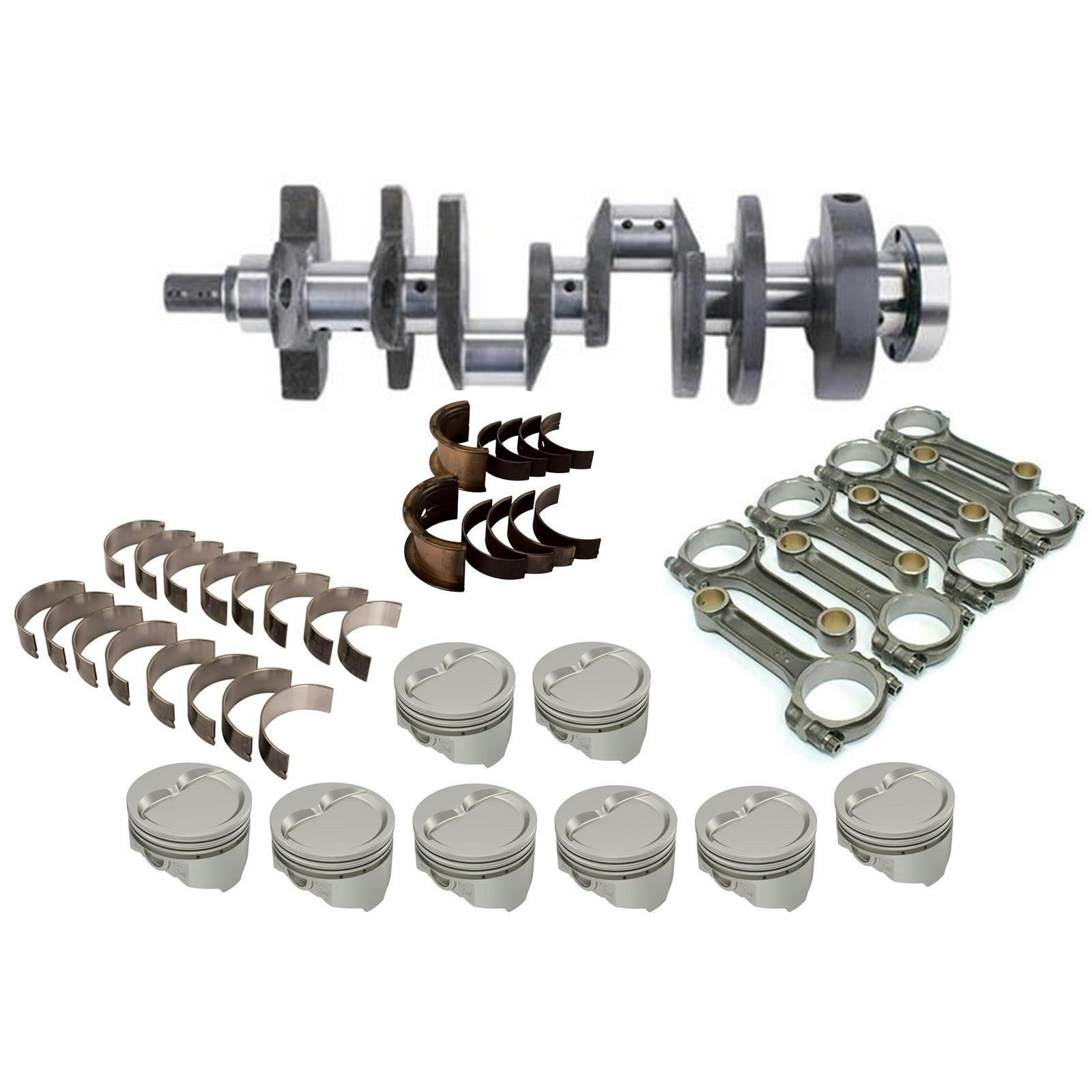 Street SB Chevy 400 Rotating Assembly, Dish Piston, 5.7 In Rod