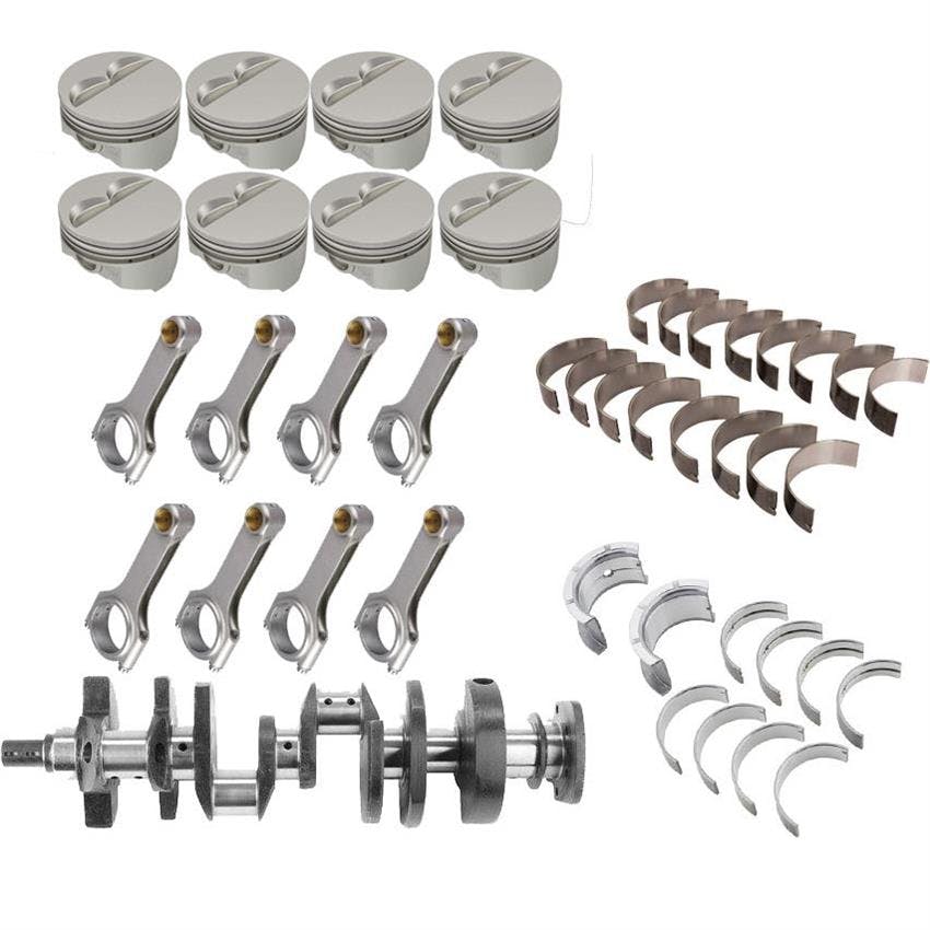 Premium SB Chevy Rotating Assembly, 383 Flat Top, 5.7 In Rods