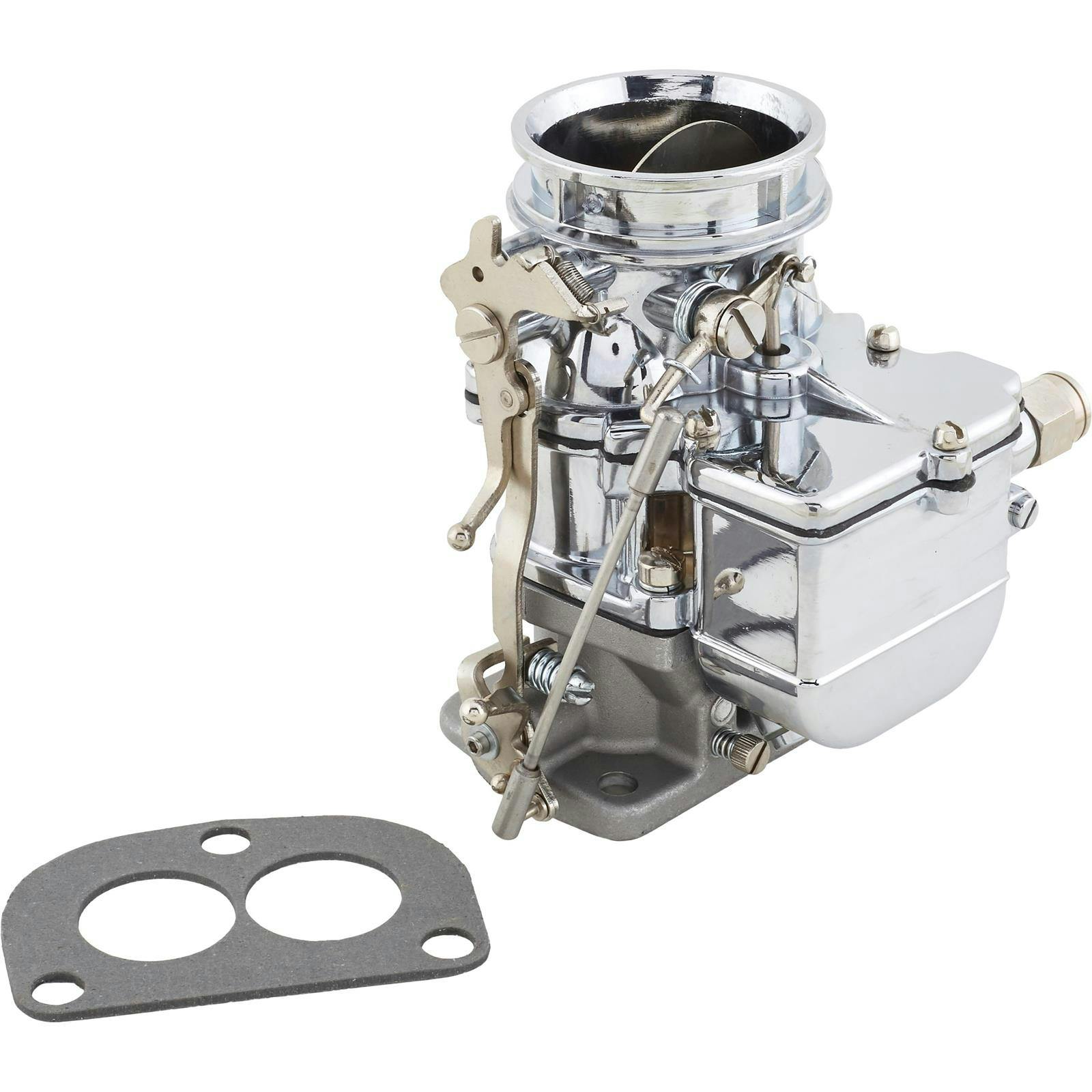 Primary 9 Super 7® 3-Bolt 2-Barrel Carburetor, Chrome Finish