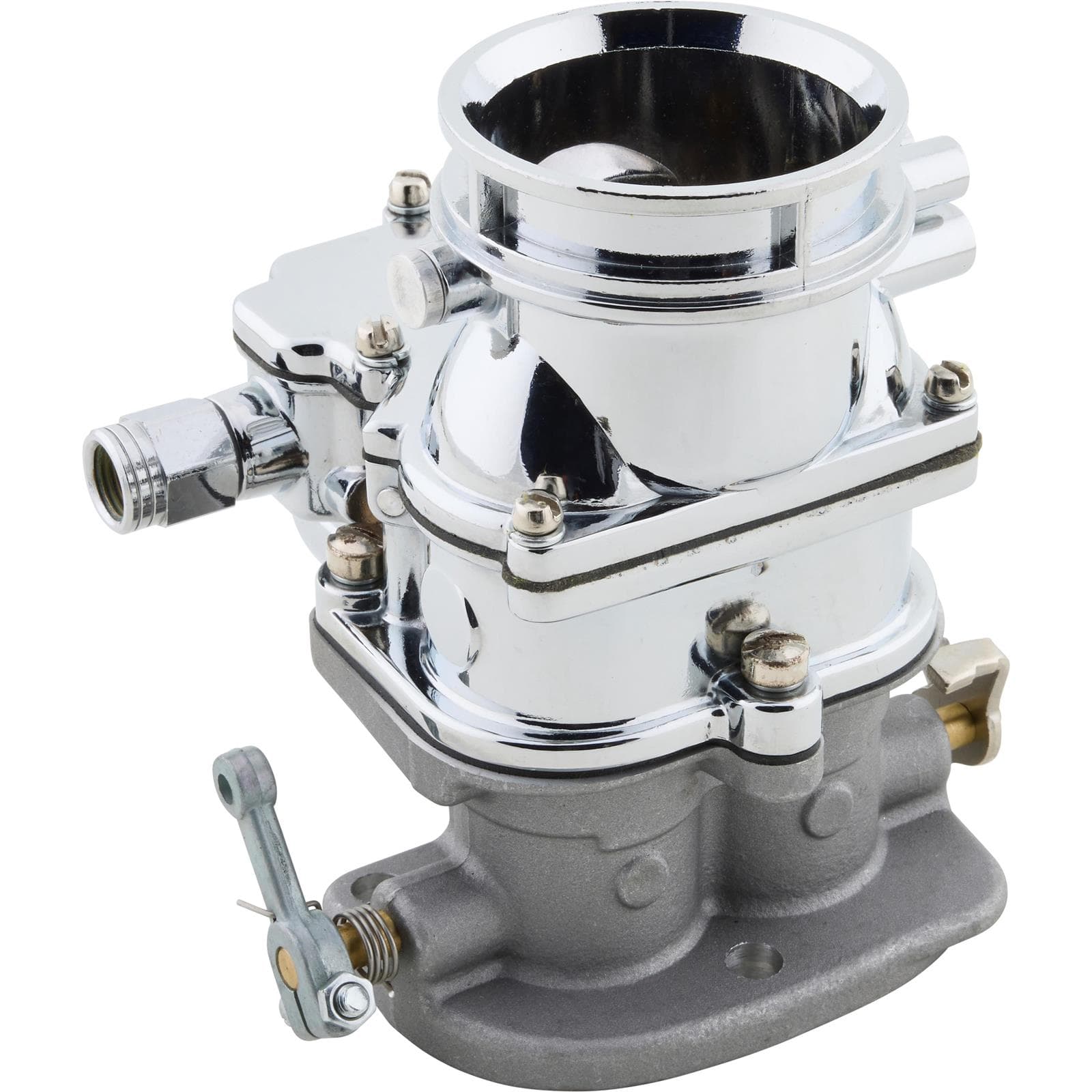 Secondary 9 Super 7® 3-Bolt 2-Barrel Carburetor, Chrome Finish
