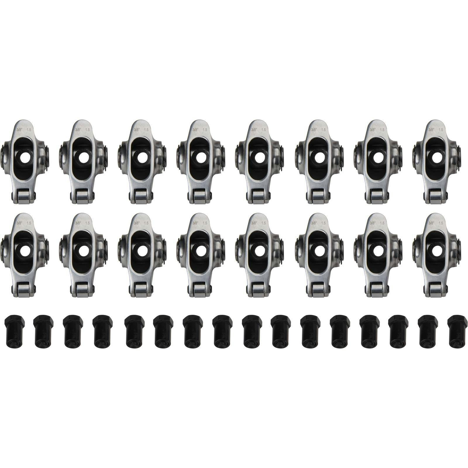 Stainless Steel Roller Rocker Arm, SBC, 1.5:1, 0.375 Inch, SBC