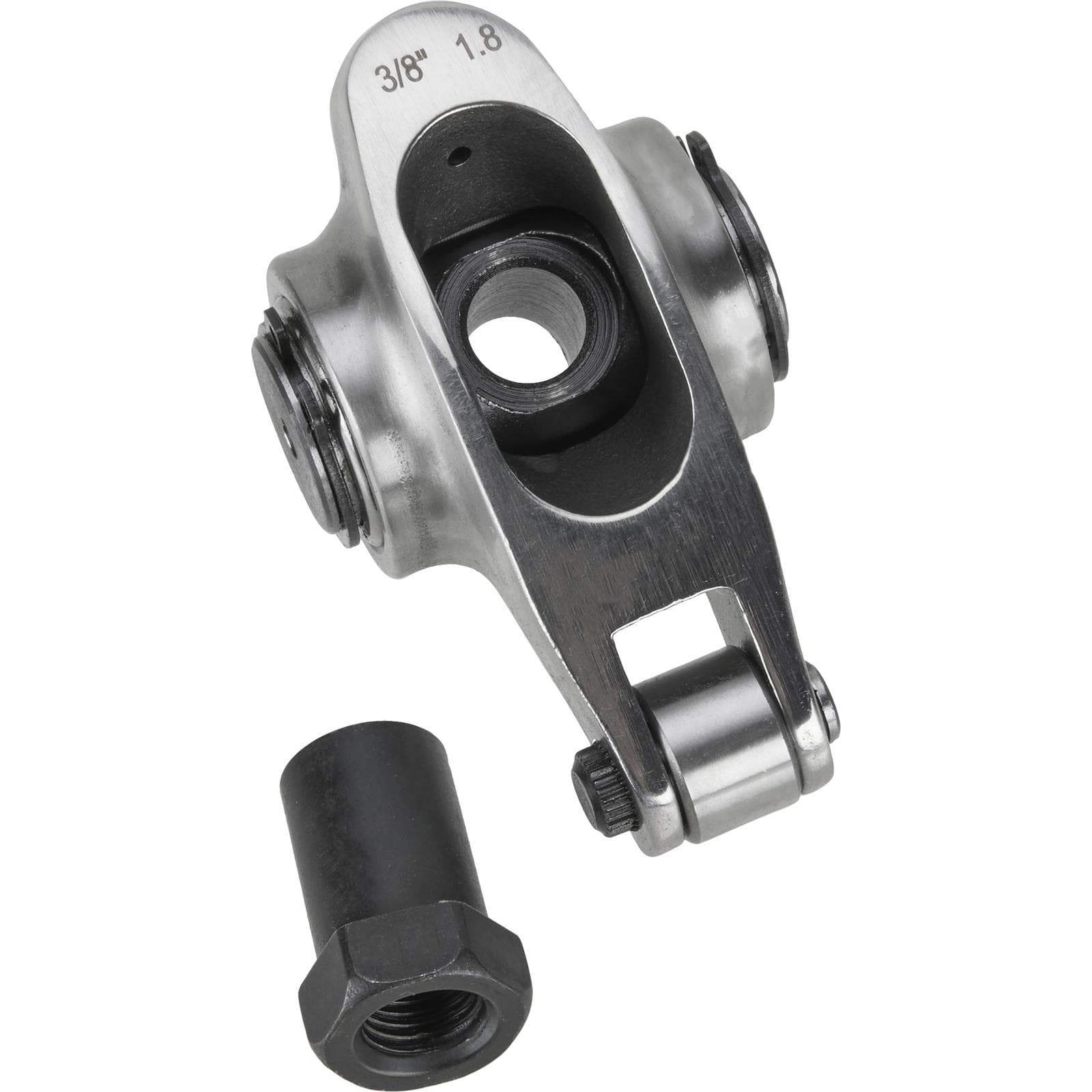 Stainless Steel Roller Rocker Arm, LS, 1.8:1, 0.375 Inch