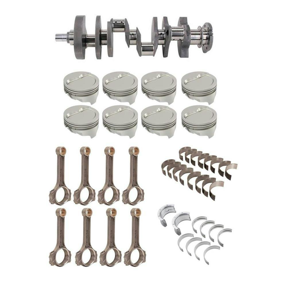 Forged Street SB Chevy 383 Rotating Assembly, 6 In I-Beam Rods