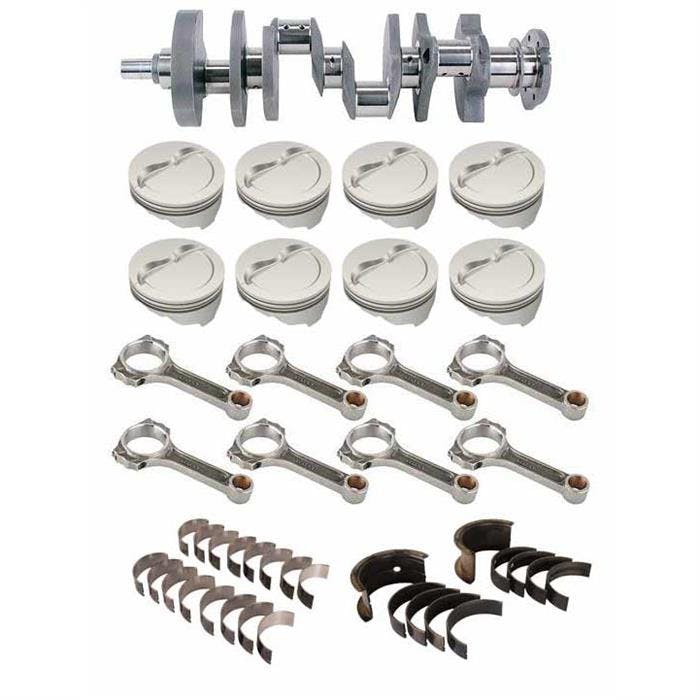 Forged Street SB Chevy 400 Rotating Assembly, 5.7 In I-Beam Rods