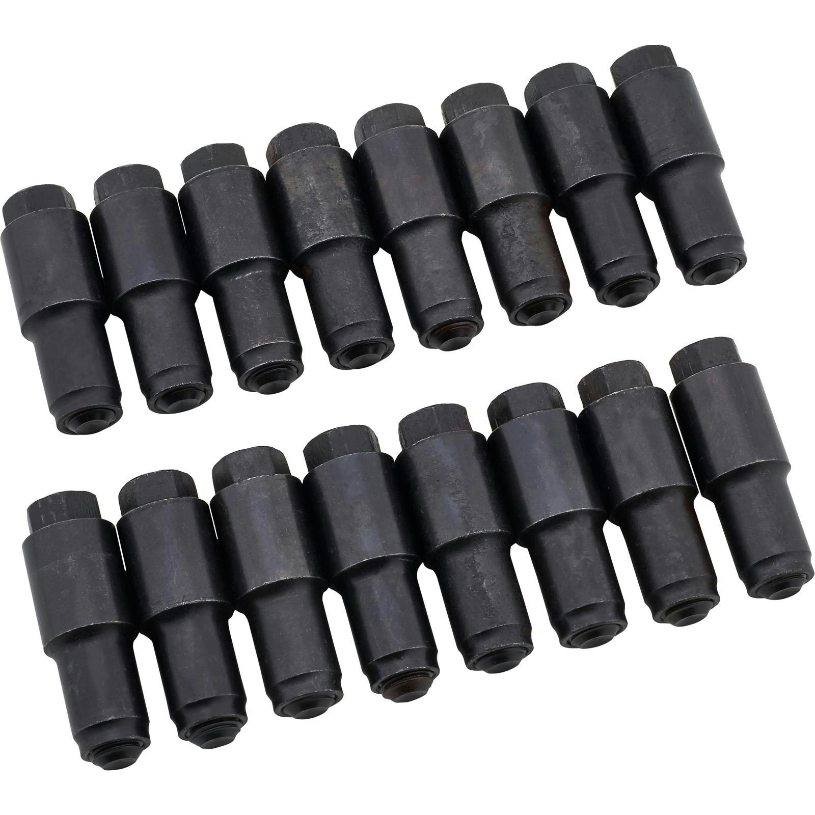 PRW Power 1200317 Tall Poly Locks, 7/16 Stud, Set/16