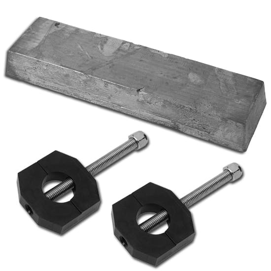 Speedway Motors 50 lb Lead Ballast Weight Bar Kit
