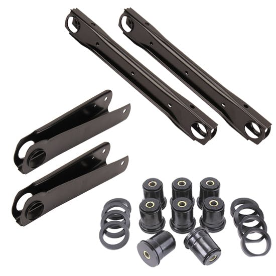 Speedway Motors GM Metric Rear Control Arm Kit, Poly Bushings