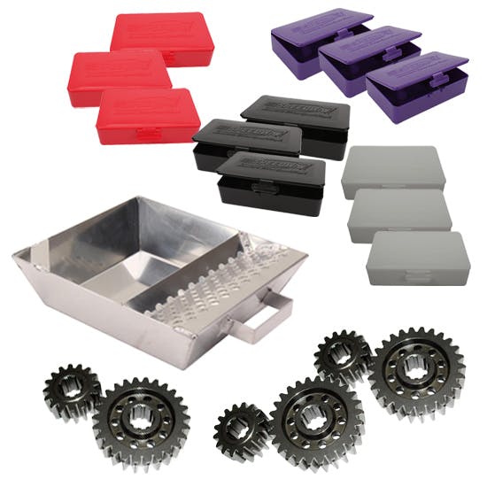 Speedway Motors Quick Change Gear Service Kit, Polished LW Gears