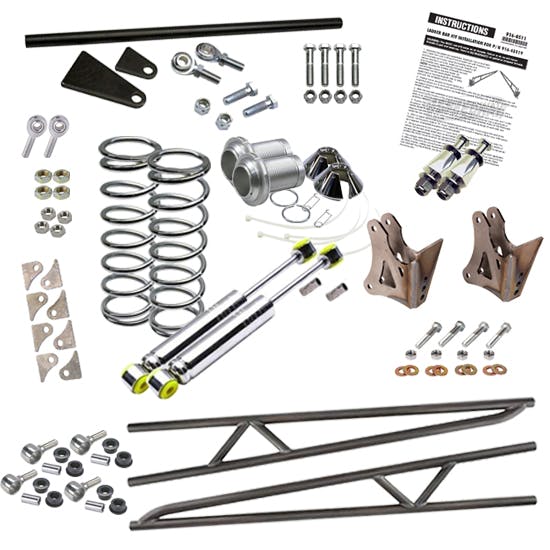 Speedway Motors Ladder Bar Rear Suspension Kit, 42 Inch