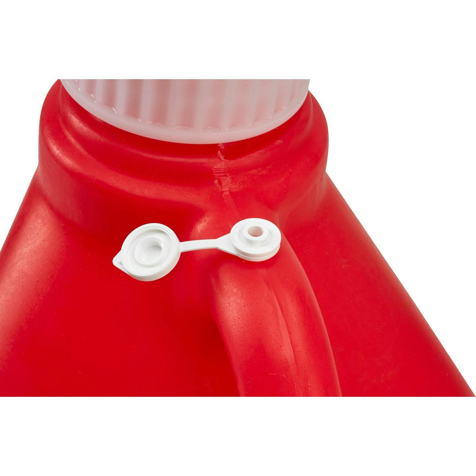 Utility Jug w/Filler Hose, Red, 5 Gallon