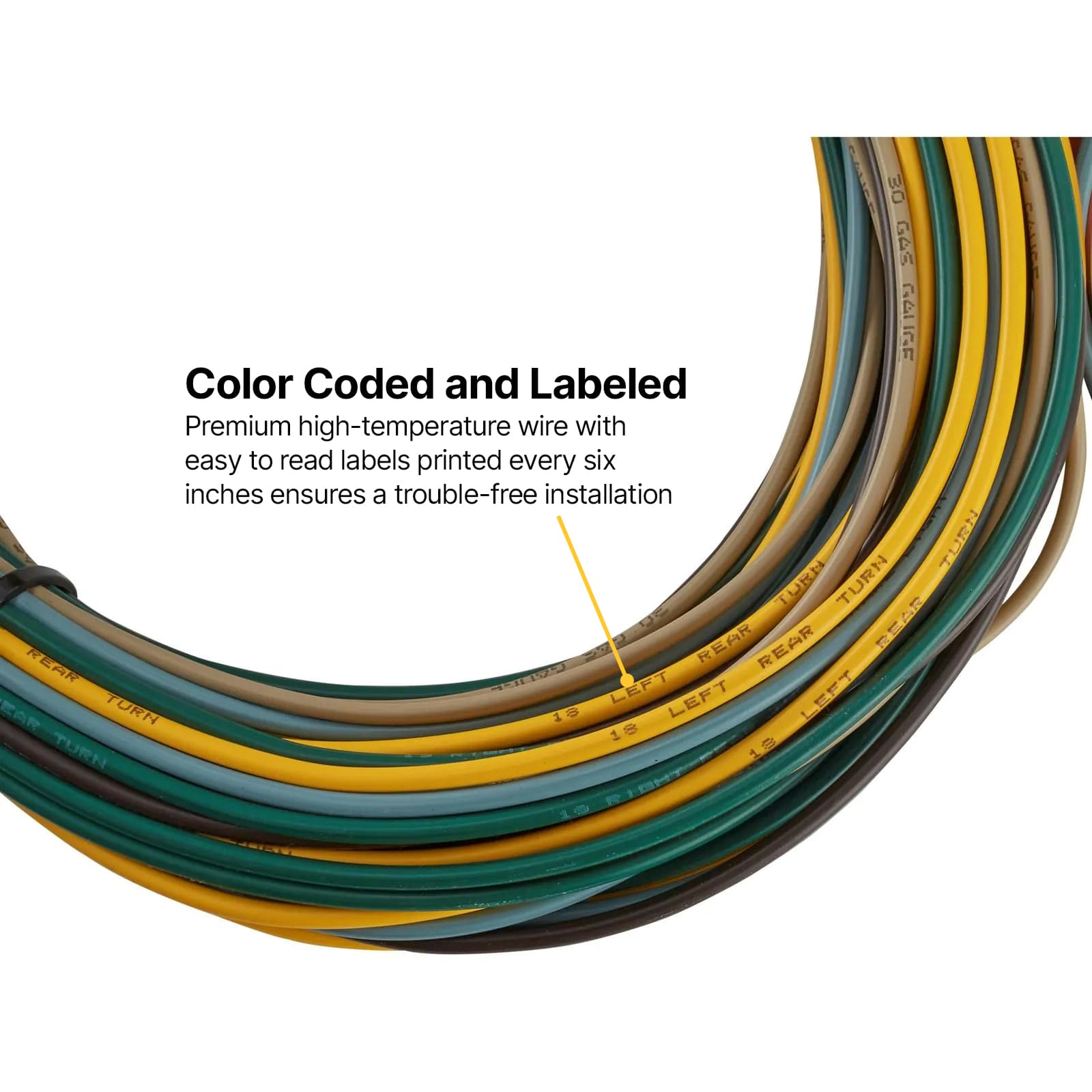 Deluxe Universal 22 Circuit Wiring Harness with Install Package