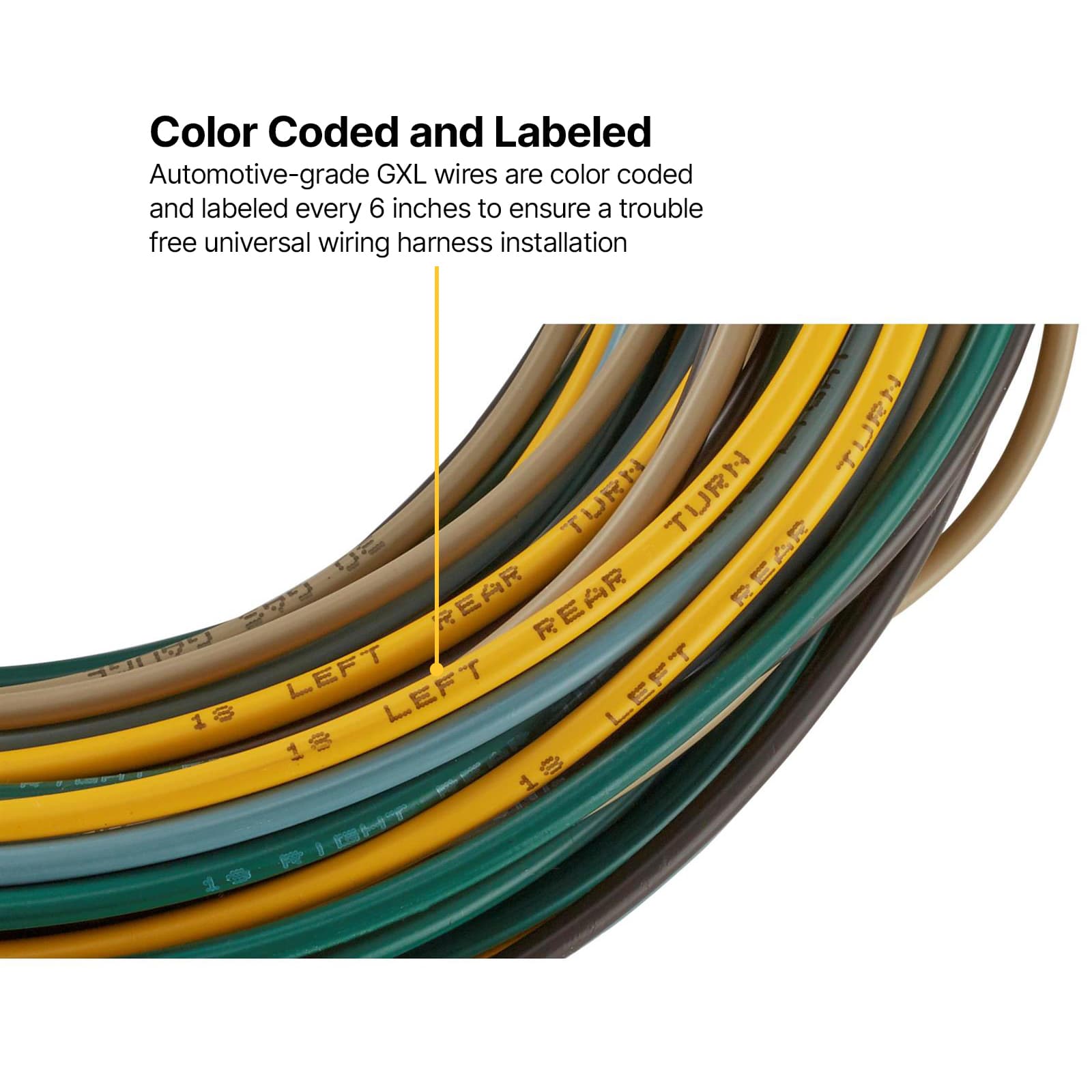Universal 12 Circuit Wiring Harness with Install Package