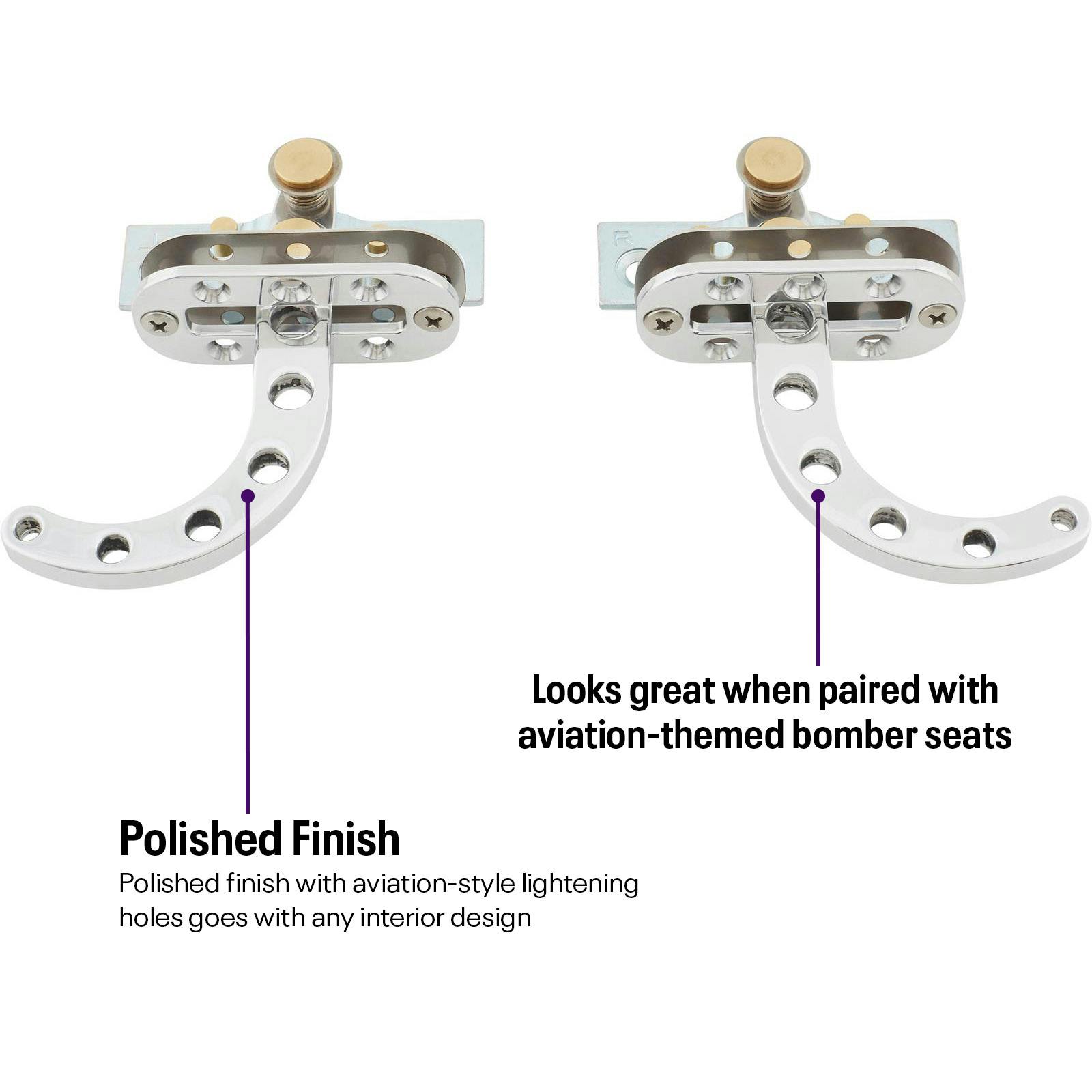 Billet Aluminum Aircraft Style Interior Door Handles