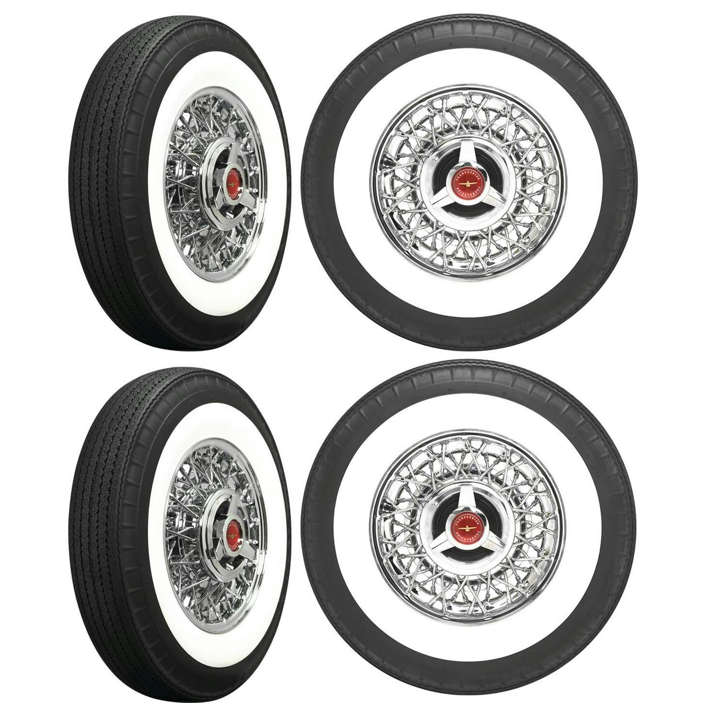 American Classic Tires, Whitewall, 15 Inch, Big And Little Kit