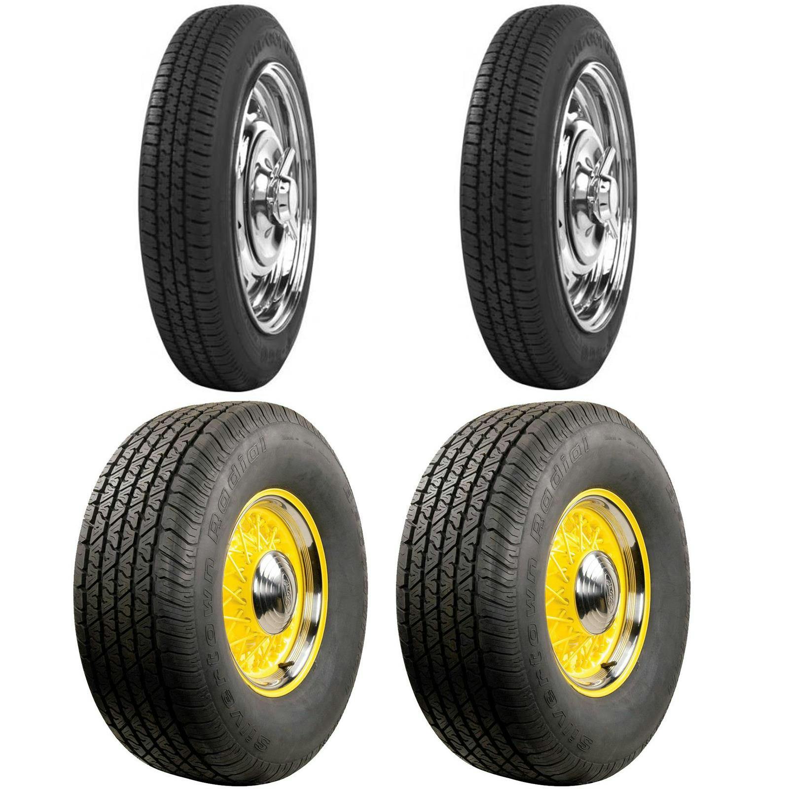 Roadster Radial Tire, 15 Inch, Blackwall Tire Kit