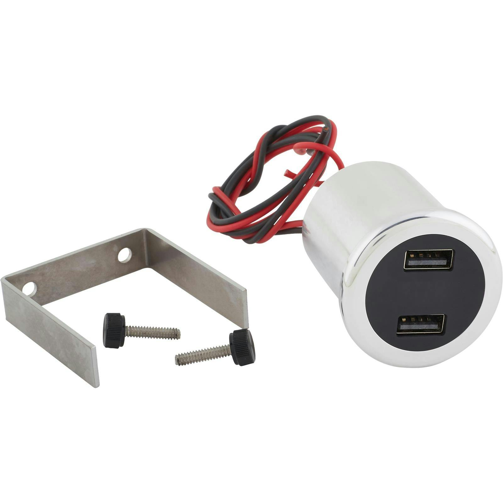 Watsons Street Works IT-USBP Dual Port USB Charger, Polished