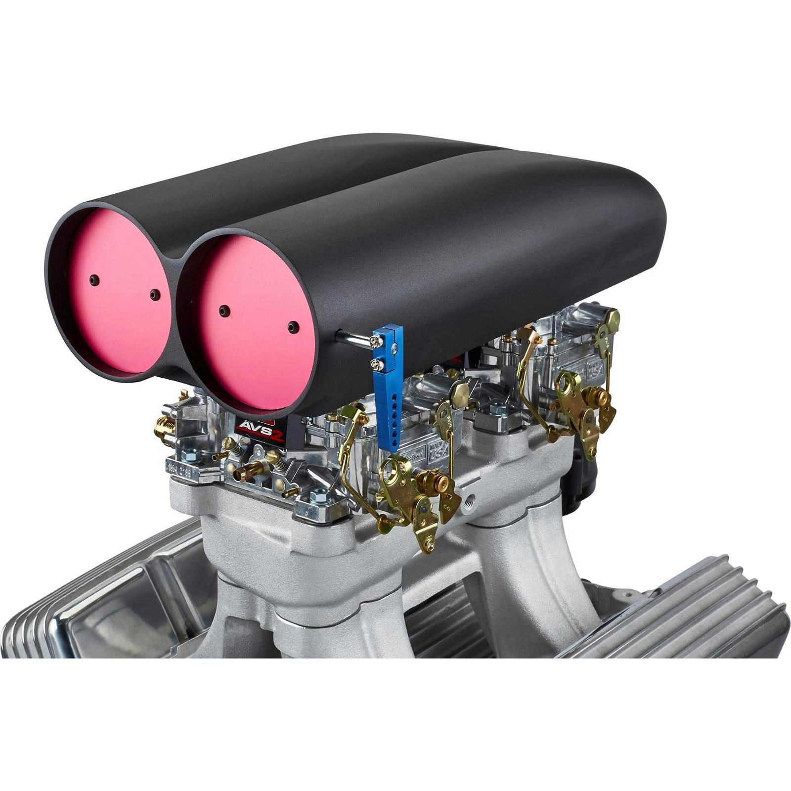 Plain Aluminum Shot Gun Style Air Scoop, Black