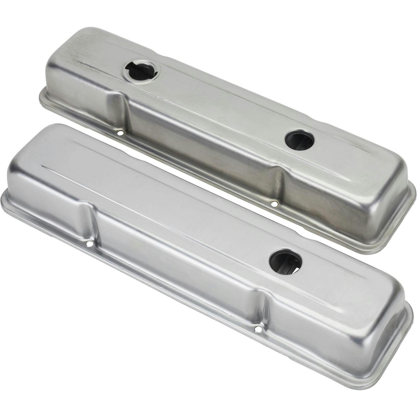 1958-86 SBC OEM Style Steel Valve Covers, Raw