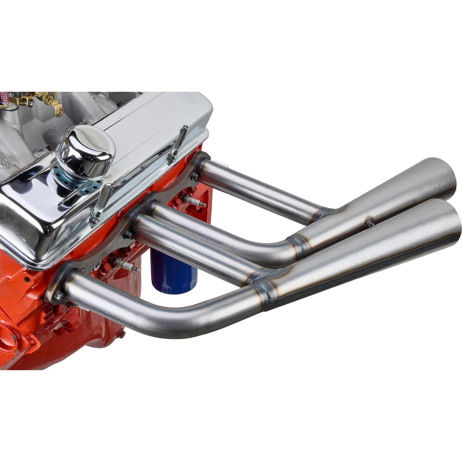 Small Block Chevy Double-Y Stacked Lake Headers