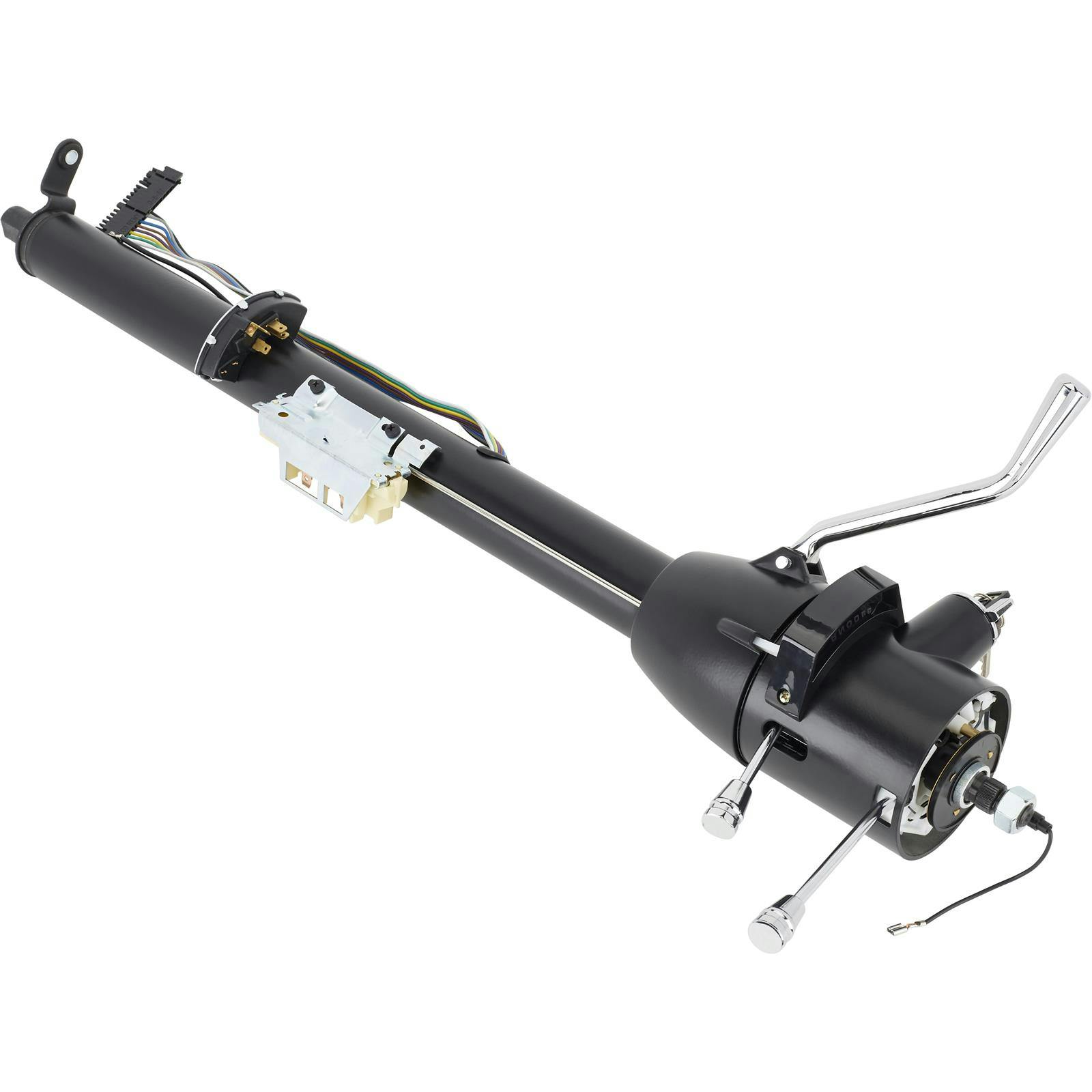 Universal Keyed GM Tilt Steering Column With Shifter, 30" Black