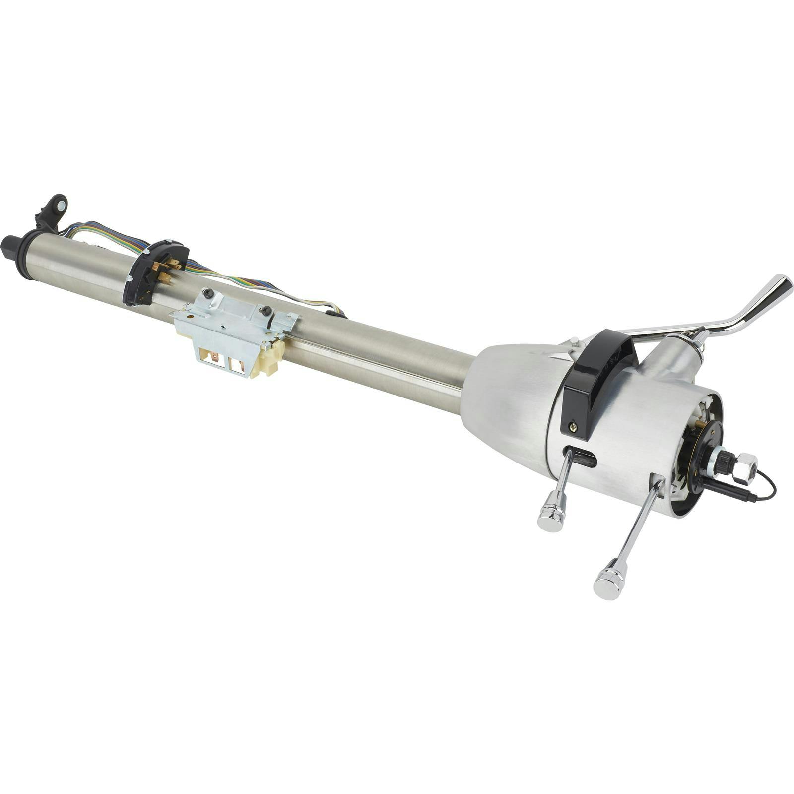 Universal Keyed GM Tilt Steering Column With Shifter, 28" Raw