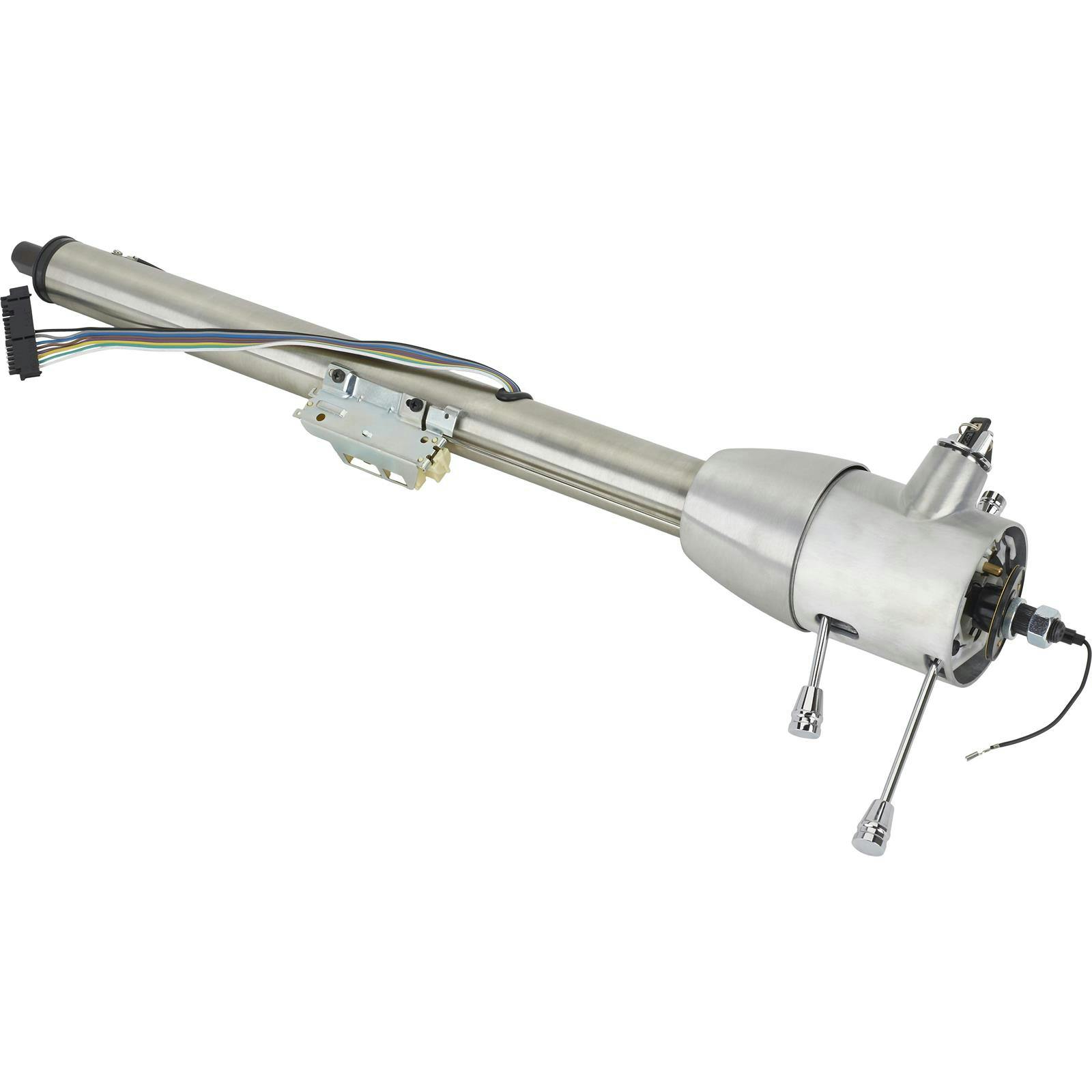 Universal Keyed GM Tilt Steering Column, Floor Shift, 28" Raw