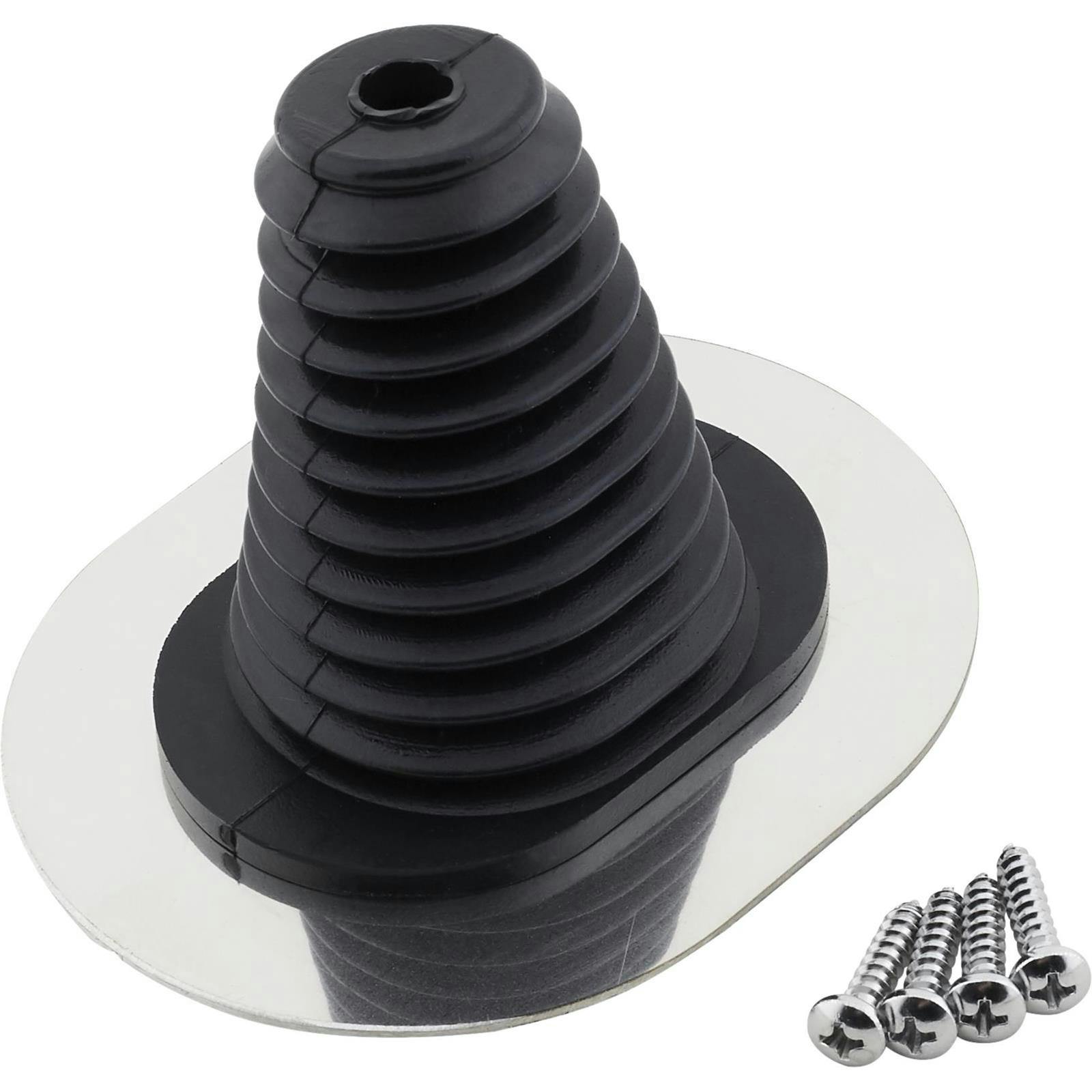 Firewall Oval Brake/Clutch/Shifter Rubber Boot Seal, 5/16 to 1 In