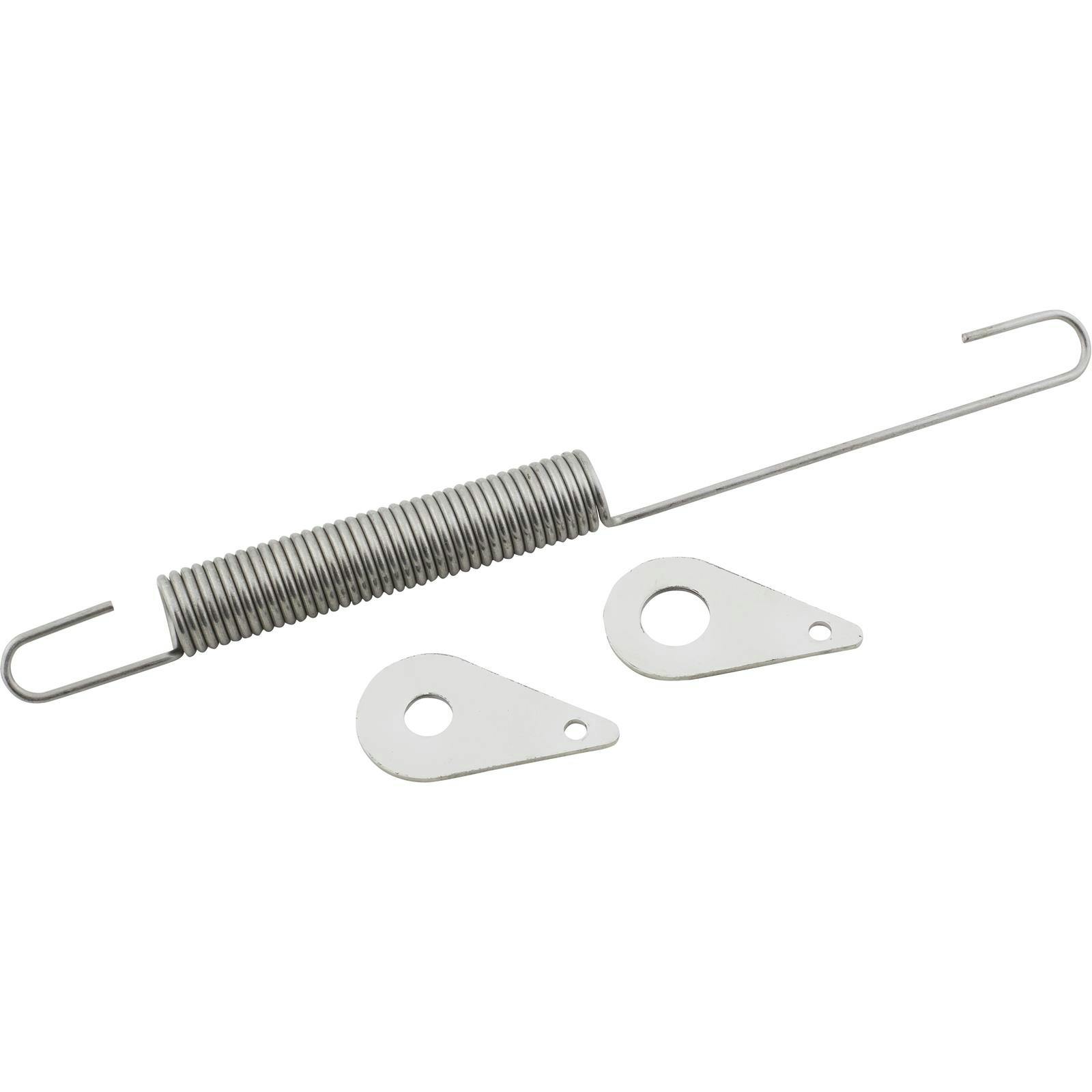 Brake Pedal Return Spring With Mounting Tabs, Stainless Steel
