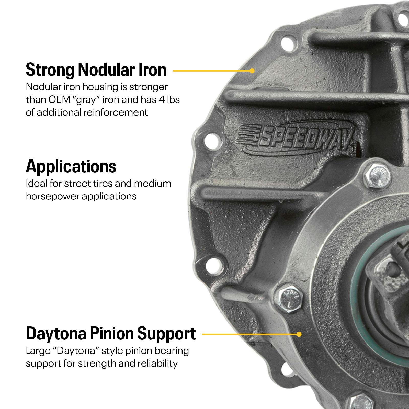 Fabricated 9 In Ford Rear Axle w/ Posi Traction 3rd Member, 54 In