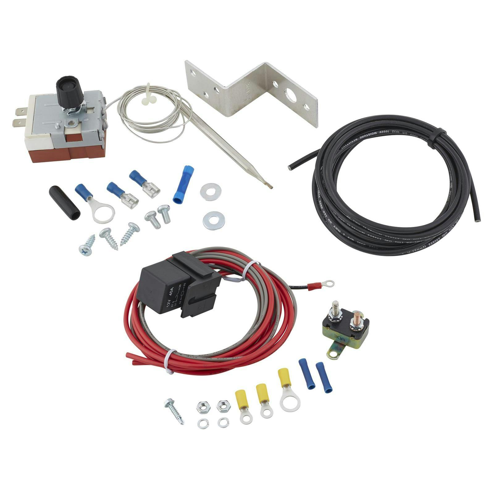 40 Amp Adjustable Fan Switch and Relay Kit