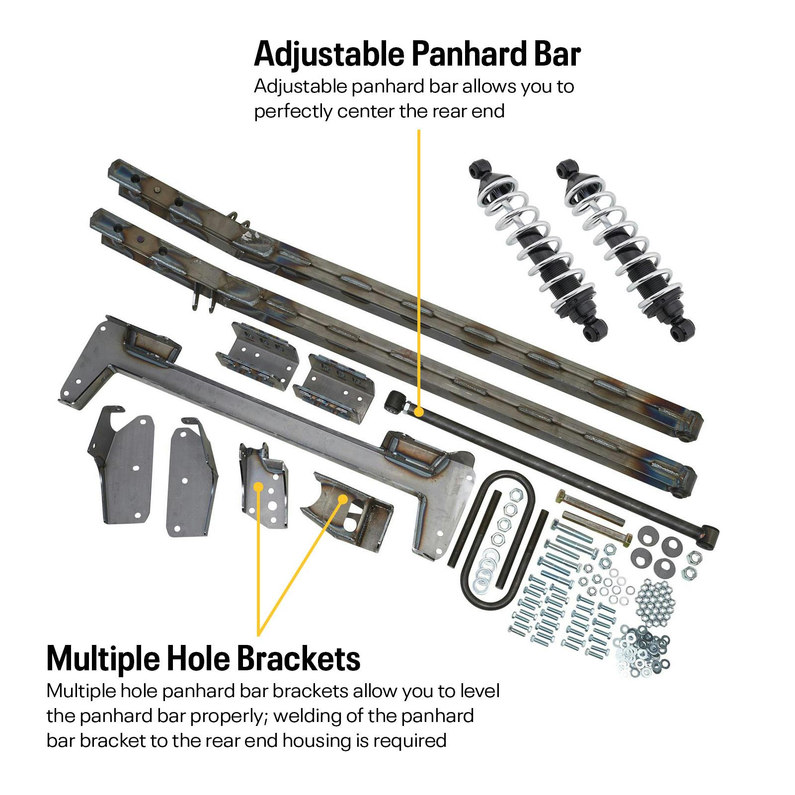 1967-72 Chevy C10 Coilover Truck Arm Rear Suspension Kit