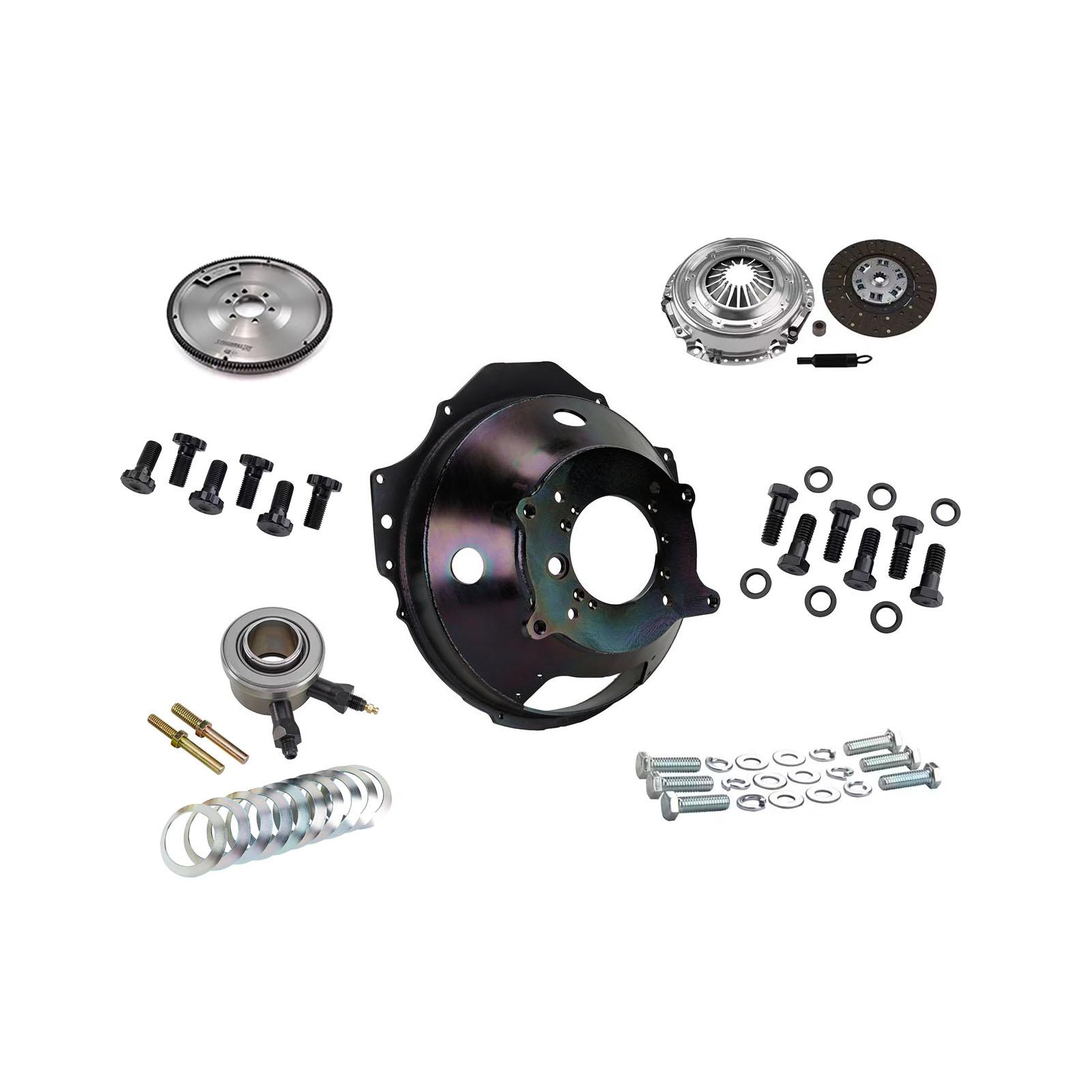 Speedway Int Balanced S/B Chevy Street Bellhousing/Clutch Kit