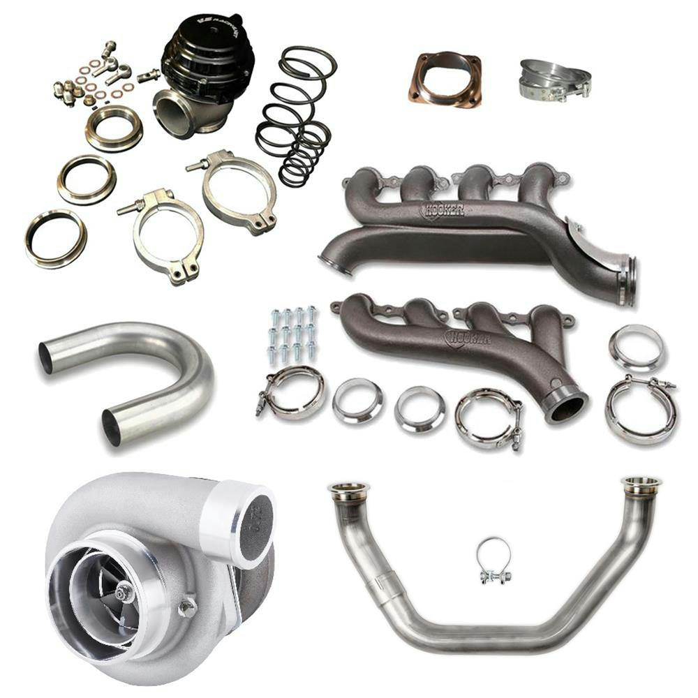 LS Swap Single Turbo Kit Hot Side, Universal Crossover, 67mm