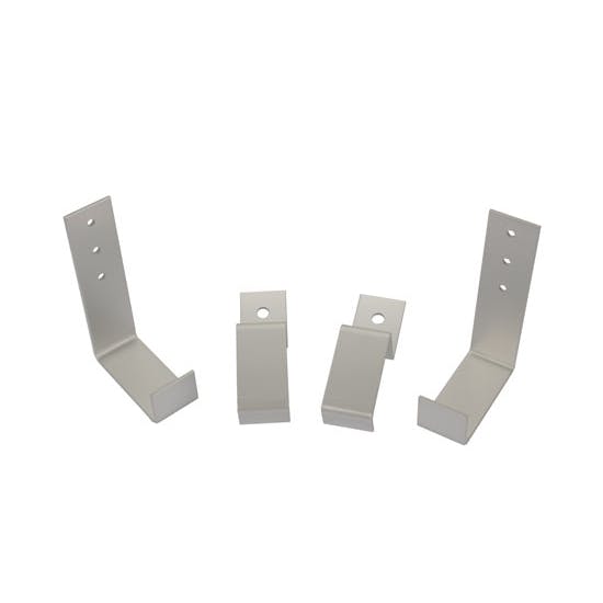 Aluminum Radiator Mounting Bracket With Pads Kit