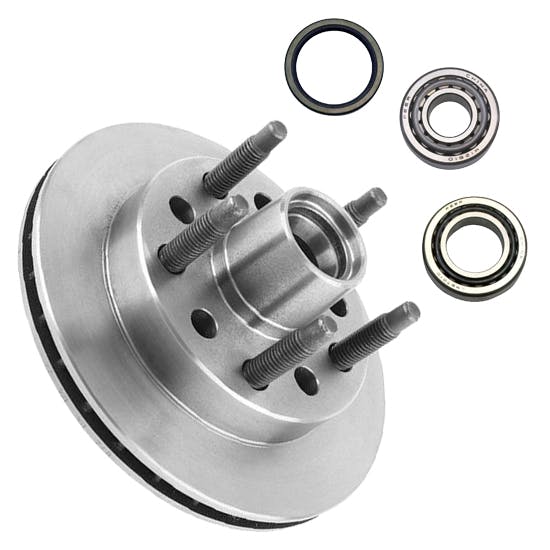Lightweight Hybrid GM Metric Rotor & Bearing Kit, 5 on 5