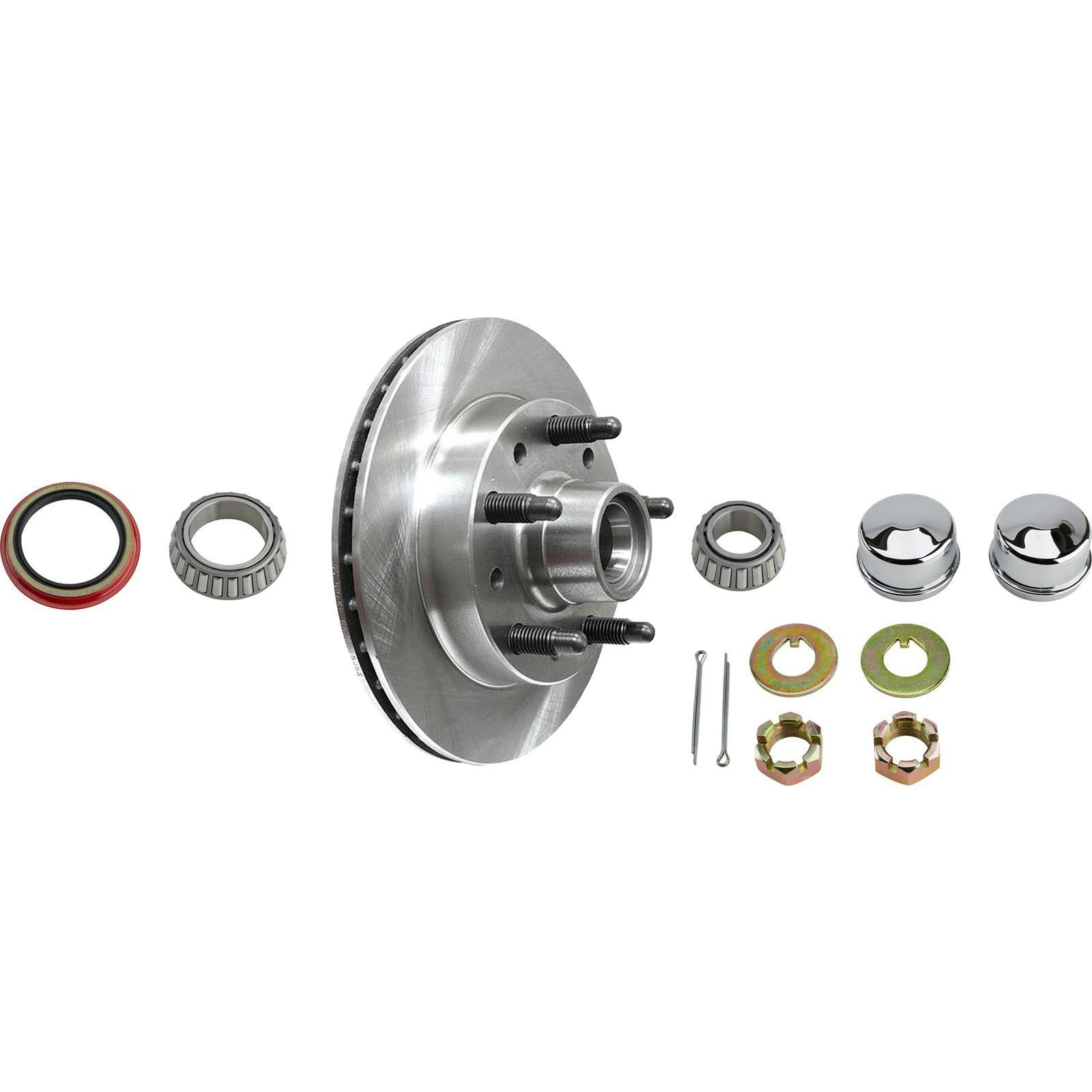 AFCO Hybrid Pinto Brake Rotor & Bearing Kit, 5 on 5