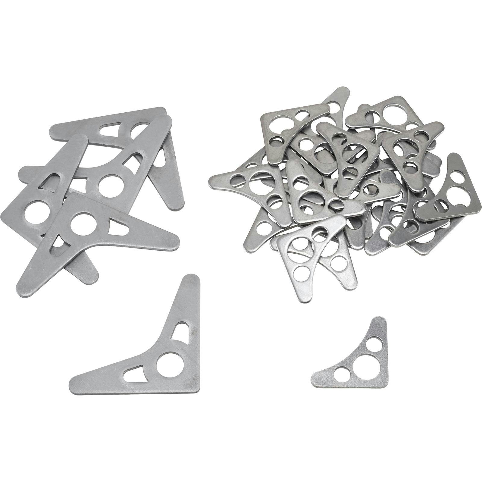 Roll Cage Chassis Bar Steel Weld Gusset Plates w/ Holes, 2 Piece