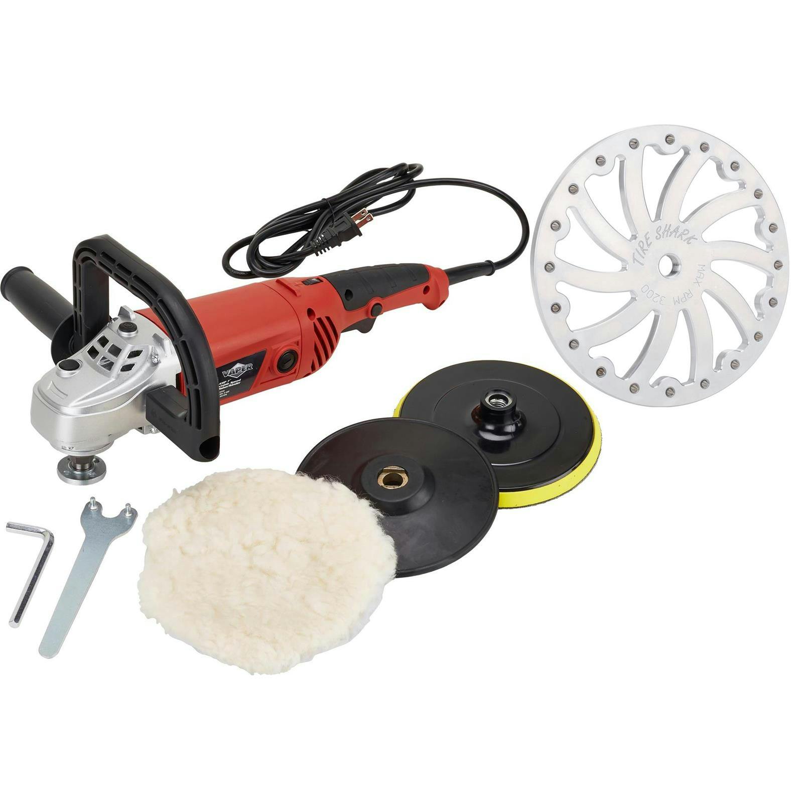 7 Inch Tire Grinder with Trick Race Parts TRI-TS1 Tire Shark Kit
