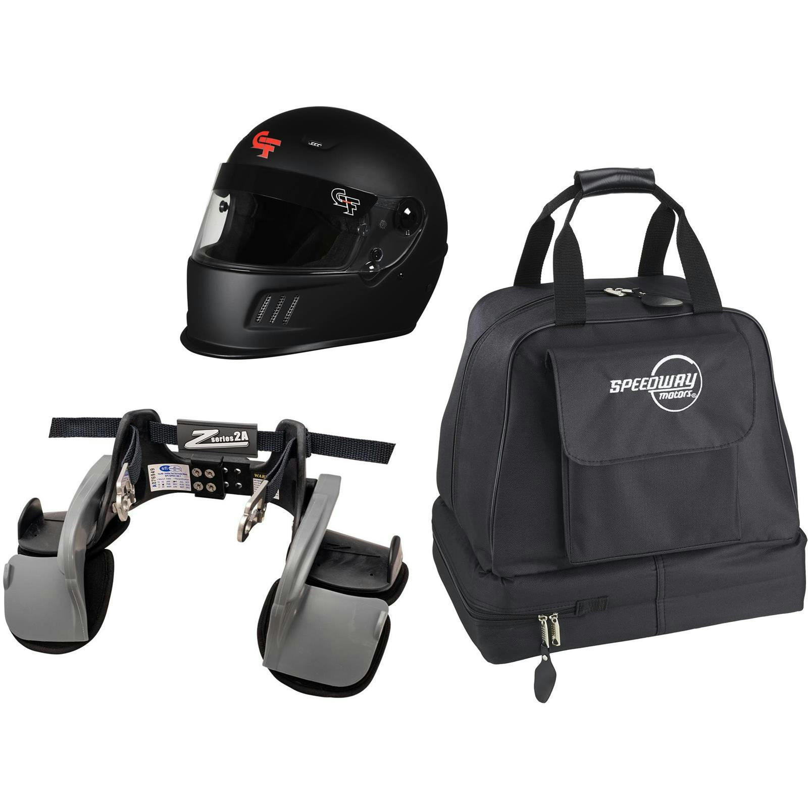 G-Force Rift Helmet and Zamp 2A Z-Tech Head/Neck Restraint Kit