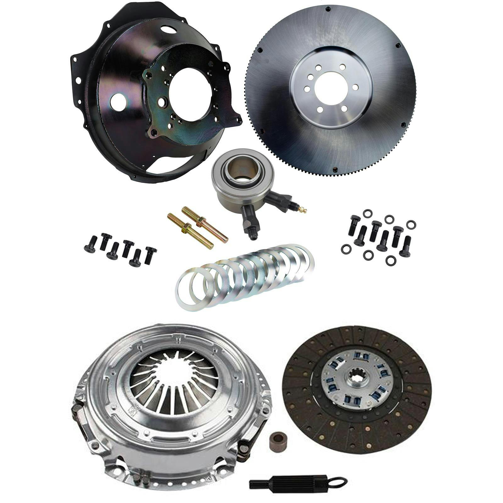 Speedway Street Clutch/Bellhousing/Flywheel, 2 Piece Rear Main