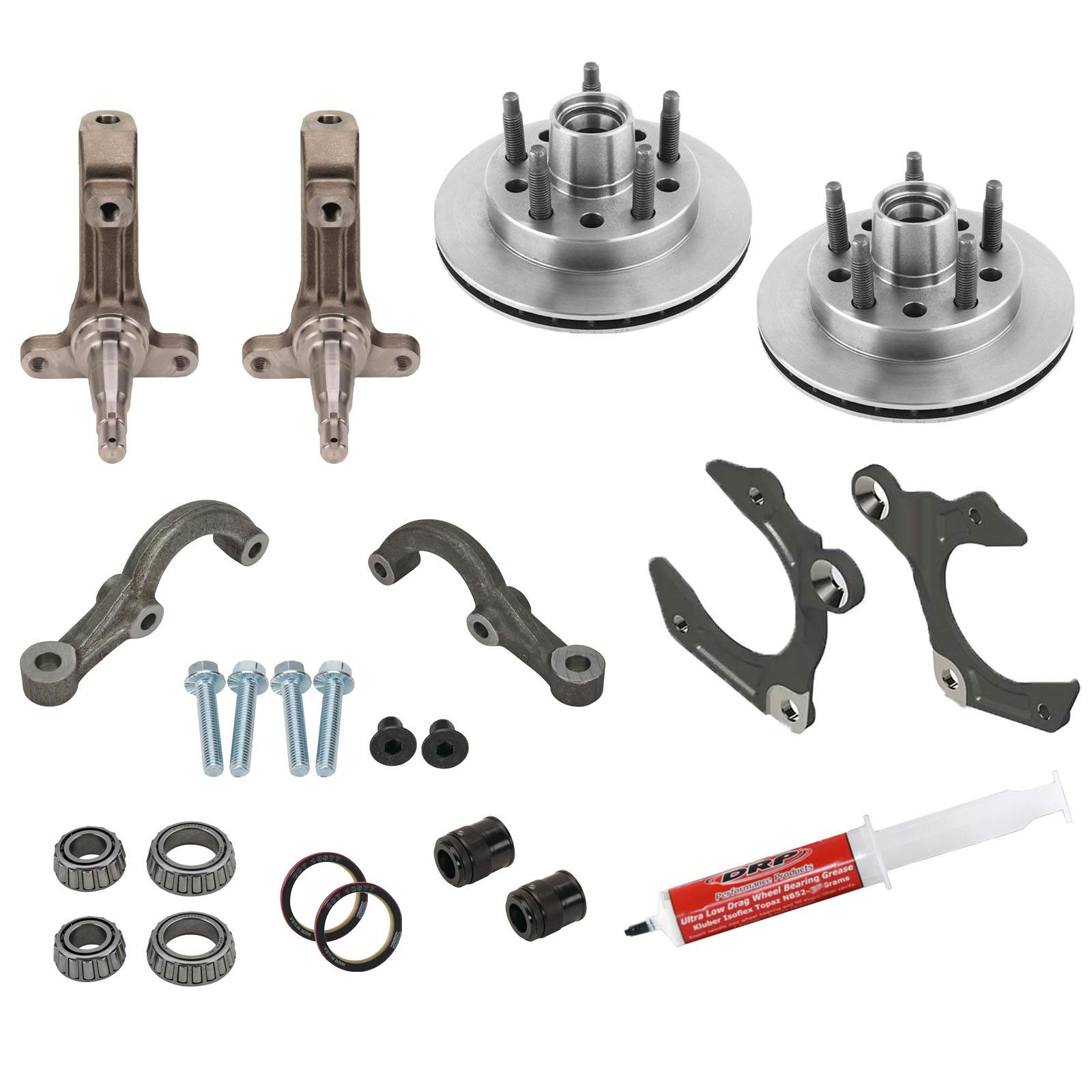 IMCA Low Friction 3-Piece Metric Spindles w/Speedway Rotors