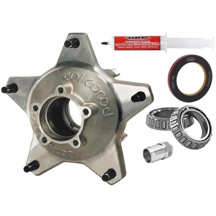 Wilwood Wide 5 Starlite 55 Rear Hub and LF Bearings, Plain
