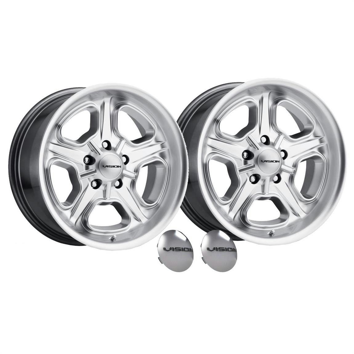 Vision American Muscle 147 Daytona Wheel Kit, 15X7