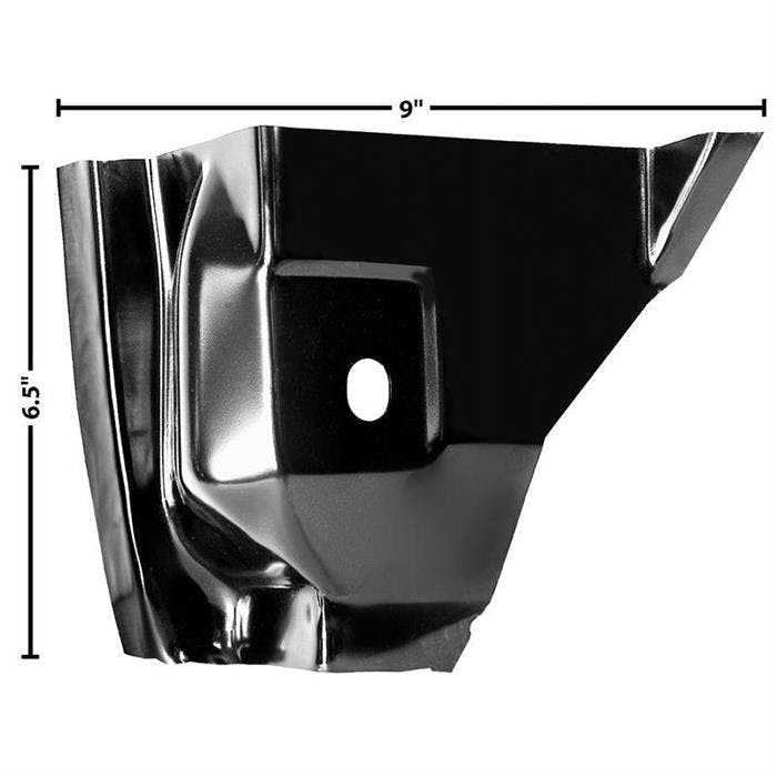 Dynacorn 1102CG Door Hinge Pillar Pocket Right Hand, Outer Lower