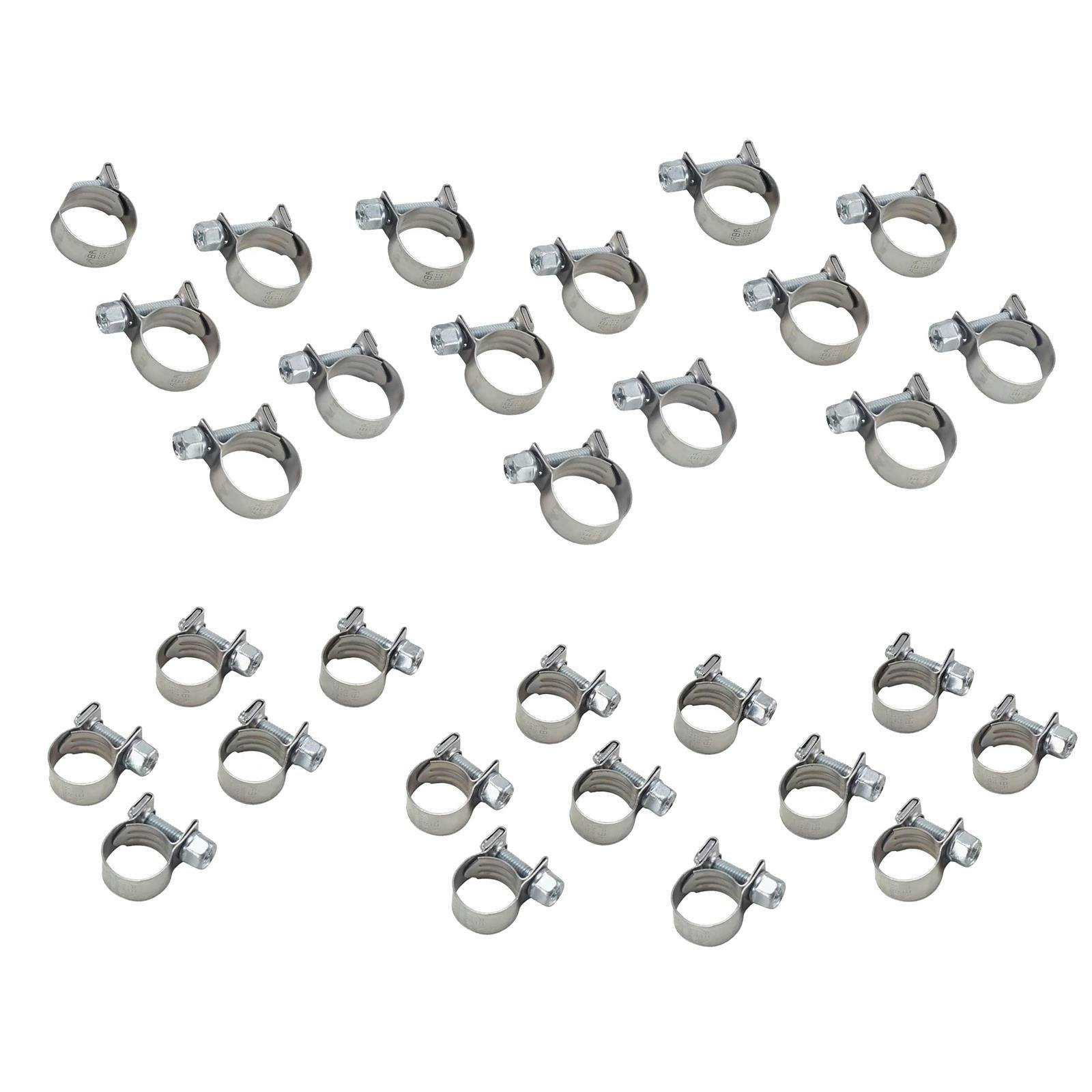Vapor Guard Screw Type Hose Clamp Kit, 30 PC