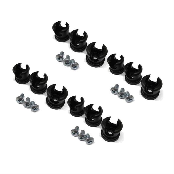 NotcHead Hardline Clamps 12 pack, 3/8 Inch