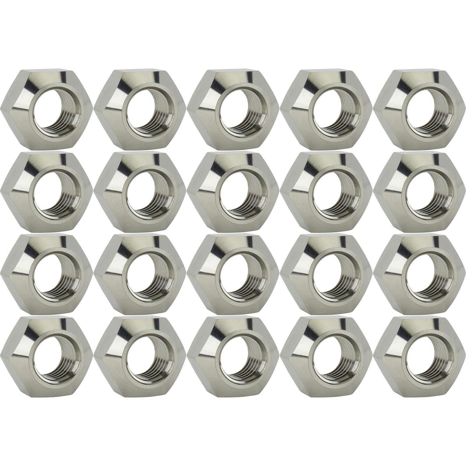 Titanium Wheel Lug Nuts, 5/8 Inch Coarse Thread, 20 Pack