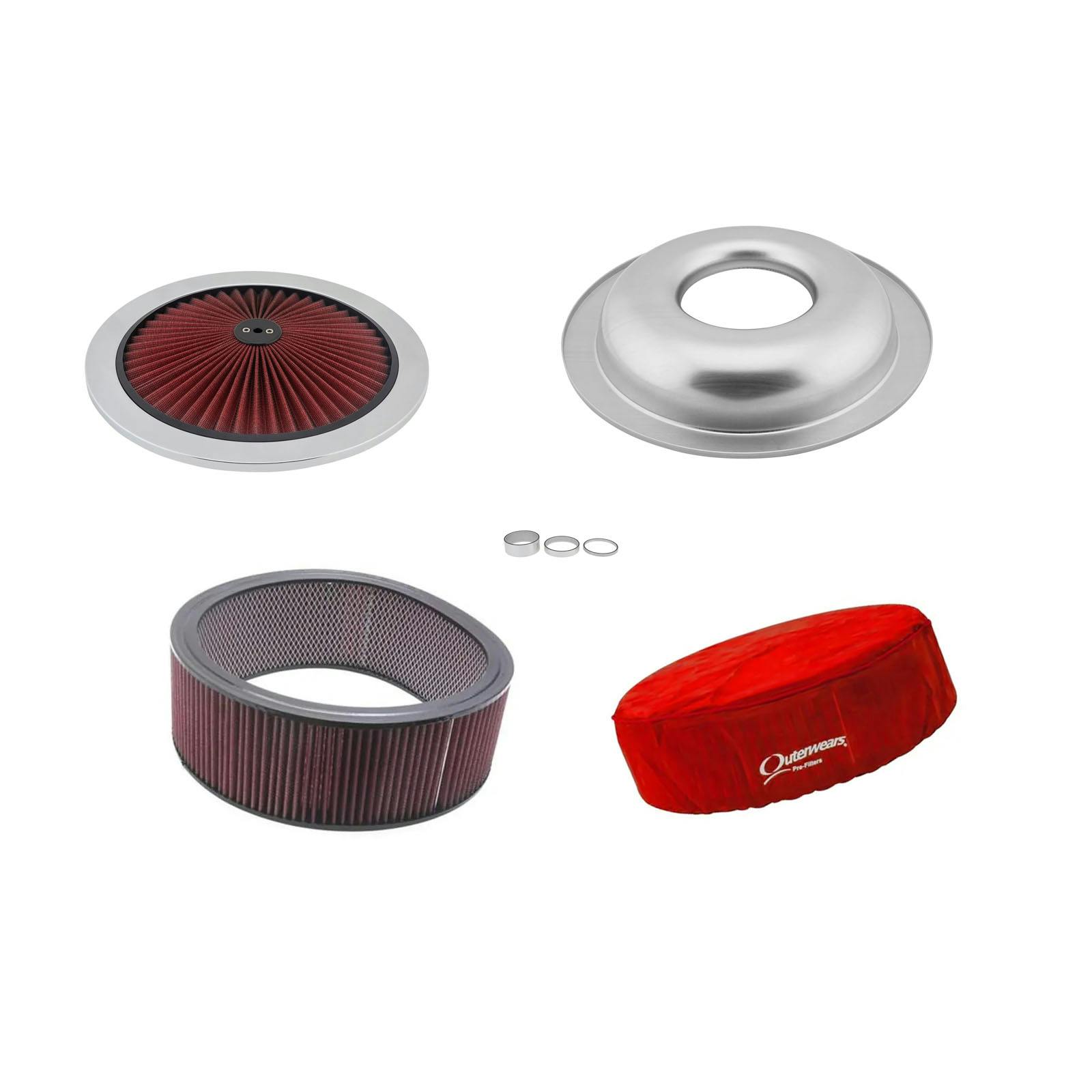 14 Inch Washable Air Cleaner And Outerwear Kit